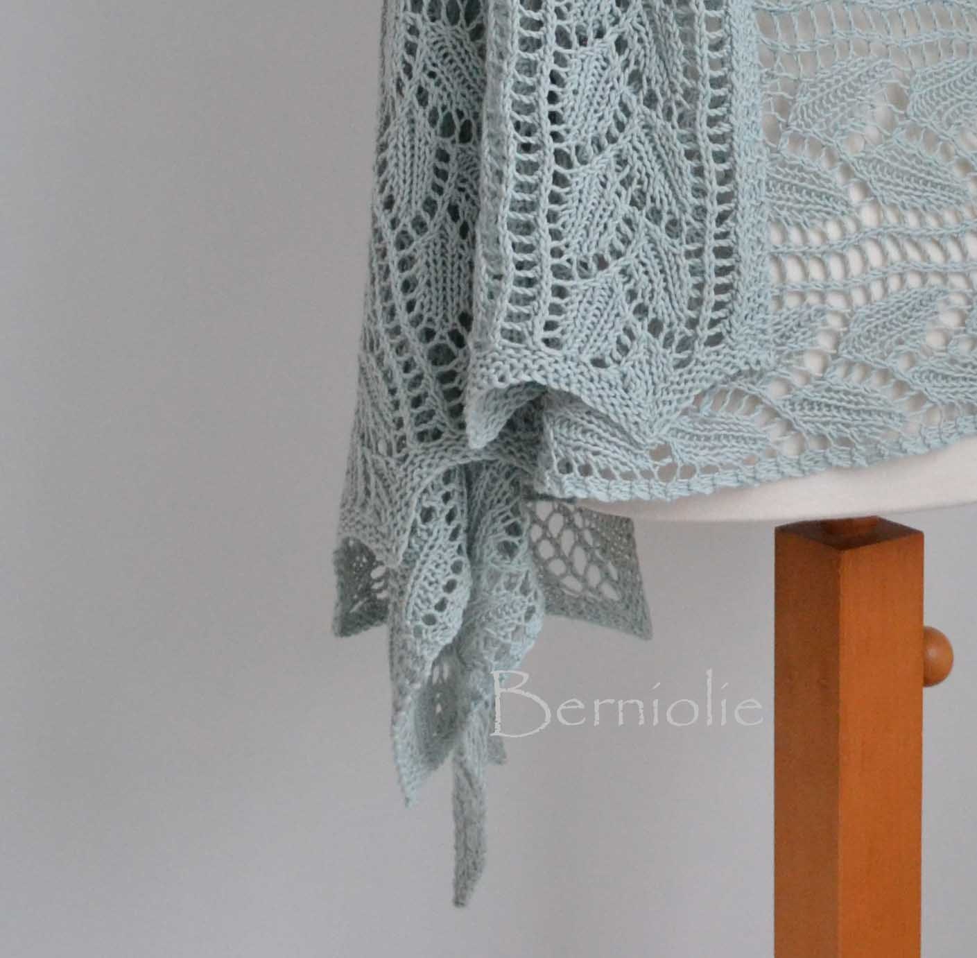 INSTANT DOWNLOAD, THYRZA, Knitting shawl pattern pdf