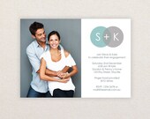 Photo Engagement Invitation or announcement. I Customize You Print. Il_170x135