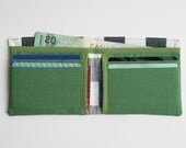 Custom Wallet for Laura, Mens wallet, Billfold, Vintage Upcycled Fabrics, Handmade by Knotted Nest