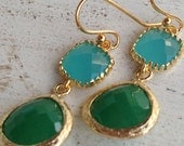 Perfectly Prep (handmade beaded earrings)