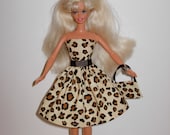 CUTE animal dress and bag 4 barbie doll