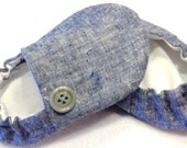 NEW Spring 2013 linen baby shoes  soft baby shoe ...pick color...newborn to 24 months...by birdy boots on Etsy
