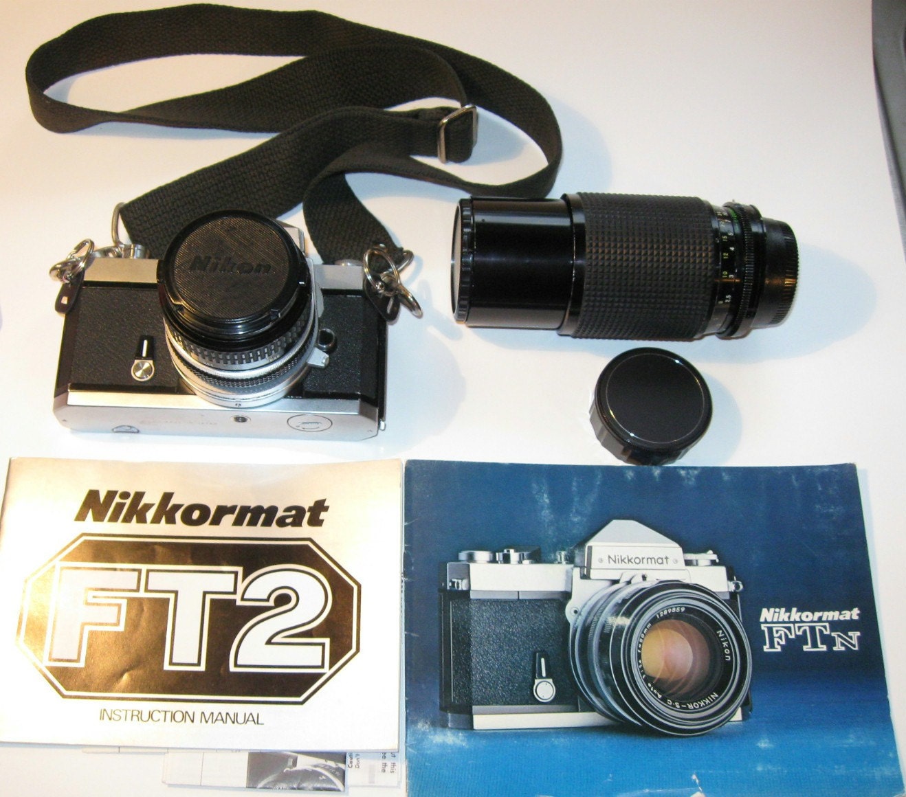 Nikon Nikkormat Camera and Lenses & Manual