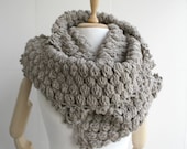 Free Shipping Infinity Loop Scarf Milky brown For Her for women  and Gift under 60 Mothers Day Gift