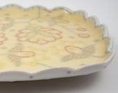 Flowered Serving Plate