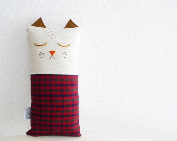 Baby Rattle - Cat Plush Toy