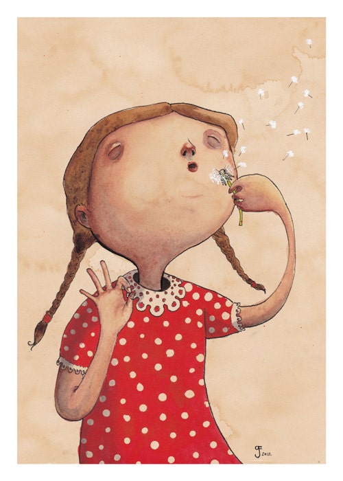 Spreading Life limited edition giclee print