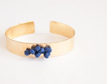 Nudo Thin bracelet Brass and Leather knotted