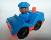 Fisher Price Little People Set - Policeman and Car