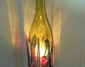 Wine Bottle Candle Holder