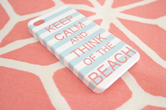 Keep Calm and Think of the Beach iPhone Cover