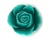 Fimo Cane Polymer Clay Cane Millefiori Emerald Green Rose Cane