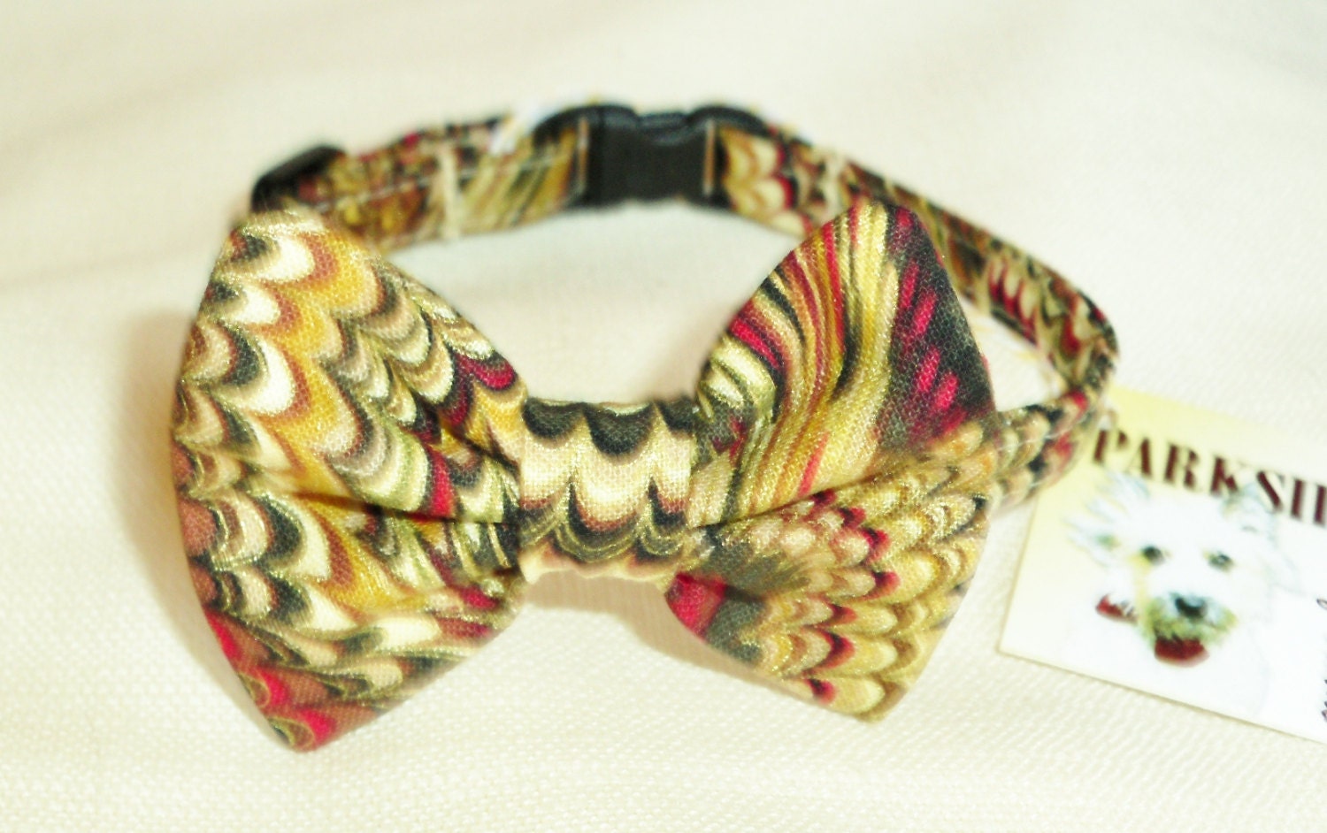 Cat or Small Dog Bow Tie Collar