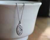 Forli St Peregrine Silver Pendant Necklace - Patron Saint of Cancer and other Illnesses
