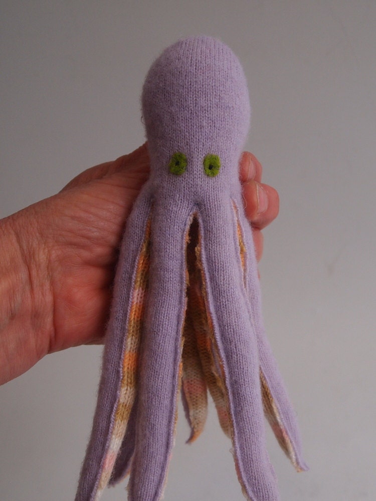 waldorf octopus, toy octopus, waldorf toy, all natural toy, ecofriendly toy, waldorf sea creature