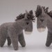 Waldorf toy, all natural toy, toy donkey, waldorf donkey, eco friendly toy