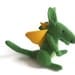 Baby Dragon, waldorf toy, all natural toy, eco friendly toy, fantasy toy, baby animal