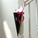 RESERVED for Christine - Black & White Wedding Decor Pew Cone with Custom Initial Monogram for Ceremony Aisle, Chair Marker, Church