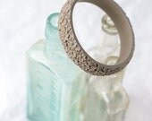 pastel coffee brown resin bangle cinnabar style