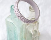 pastel purple resin bangle cinnabar style