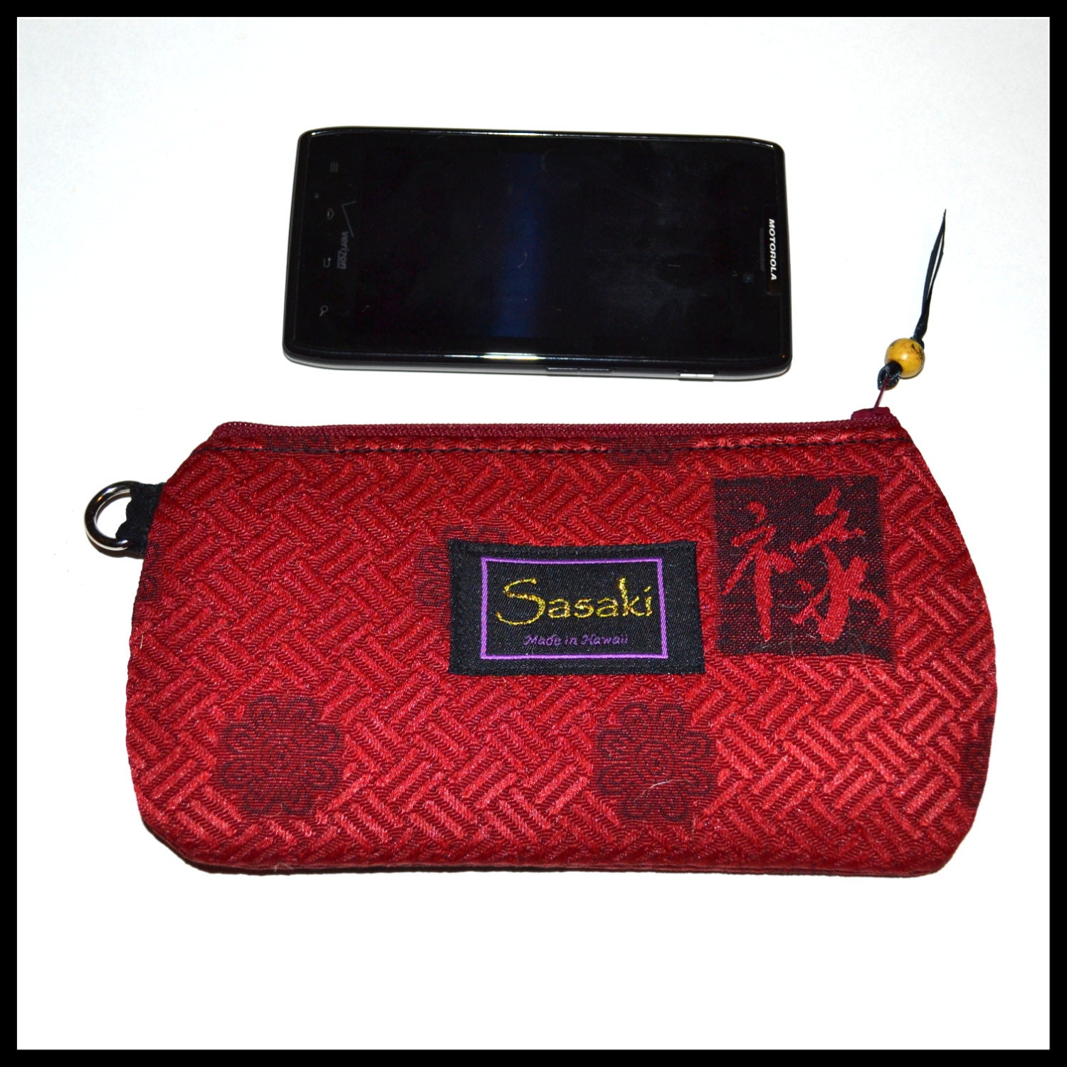 Japanese Kanji - Zipper Pouch - Gadget Bag - Cell Phone Bag