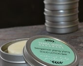 bergamot ylang ylang natural solid lotion bar