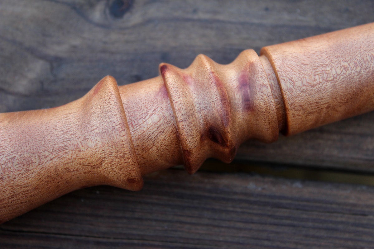 Camphor Burl Nostepinne - hand-turned with WPI recess