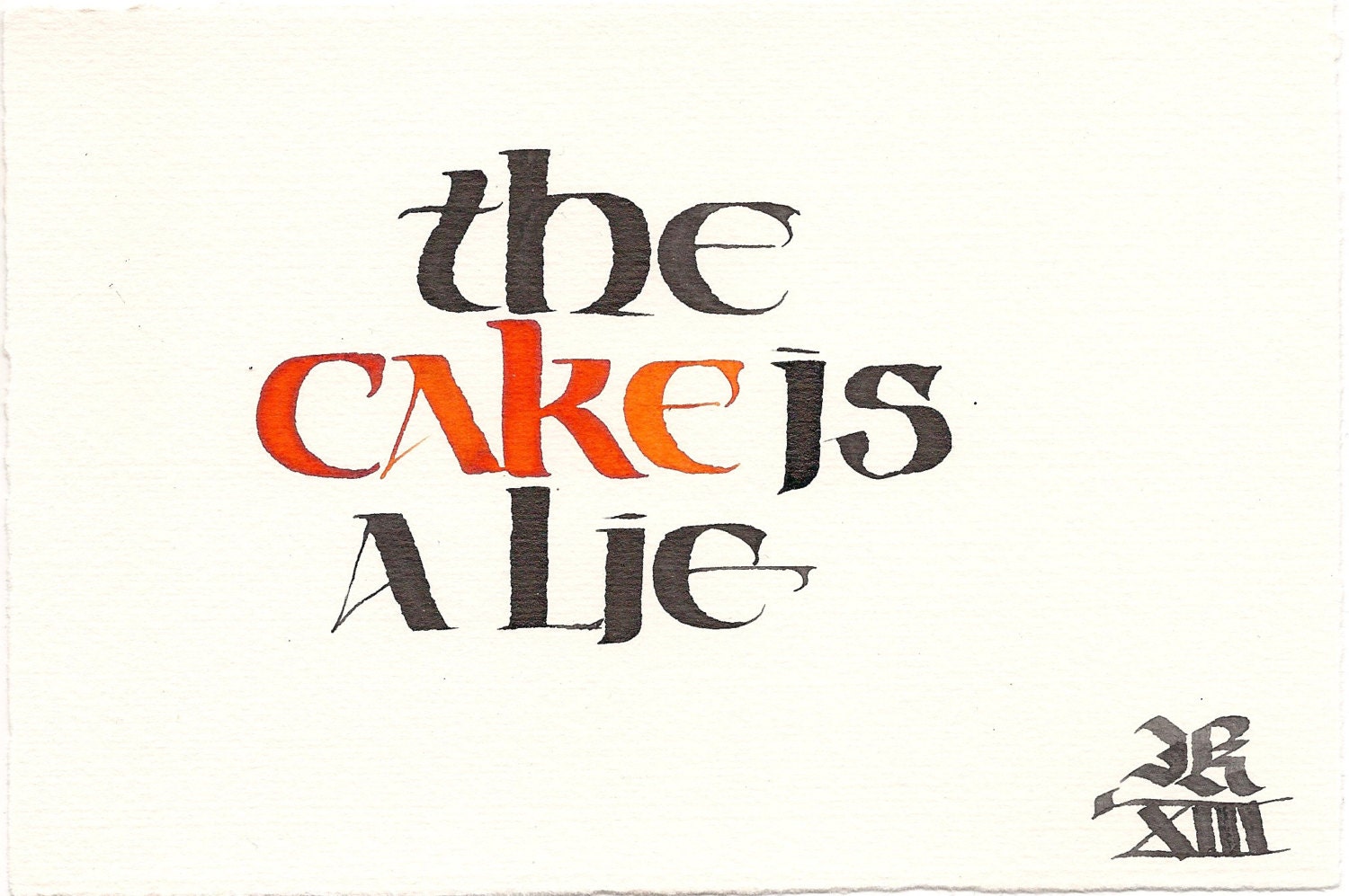 the Cake is a Lie