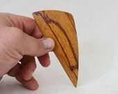 Pottery Tool, Medium Marble Wood Bowl Rib