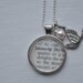 Vintage Dictionary  Necklace Pendant BEAUTY