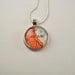 Map Pendant Necklace from Vintage Atlas CHICAGO Illinois