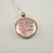 Map Pendant Necklace from Vintage Atlas LONDON England UK