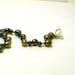 Beaded Bracelet, Beaded Anklet, Beaded Jewelry, Pearl Bracelet, Navy Blue Bracelet, Women's Bracelet, Women's Jewelry