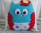 Hooo Lost a Tooth. Owl Eco friendly Childrens Tooth Fairy Pillow