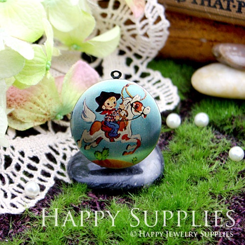 New Technology - 1pcs 33mm (PL-33-391) Handmade Antique Bronze Brass Photo Locket Pendant / Charm