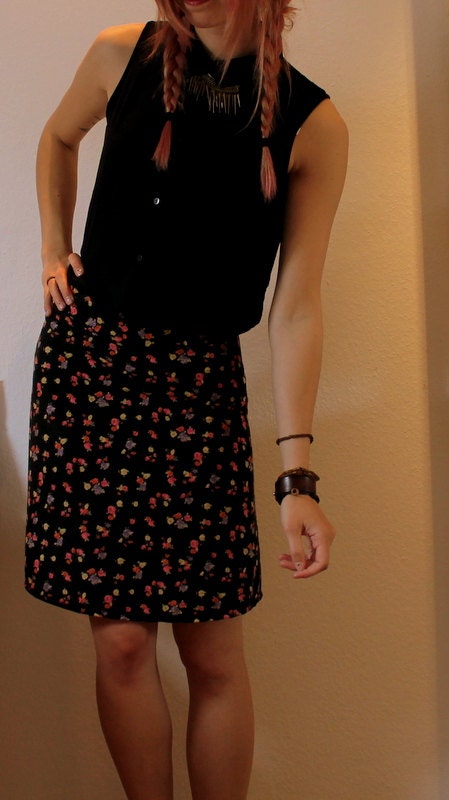 Floral Skater Skirt