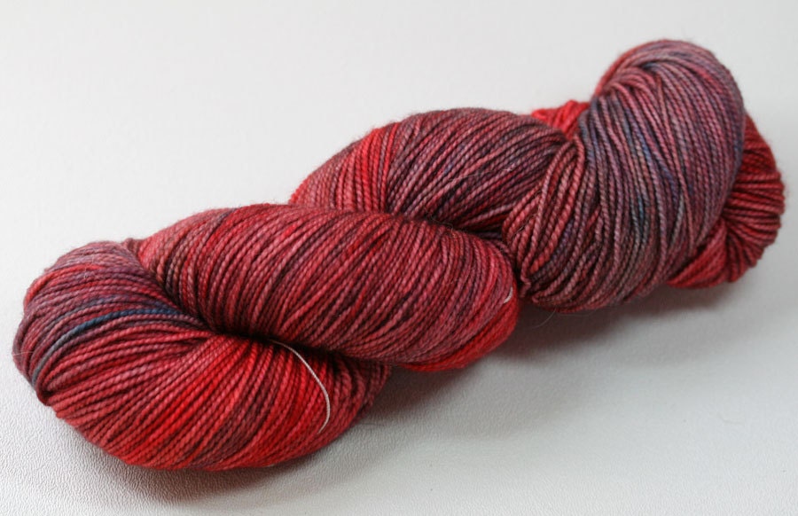 Galapagos - Aneirin Sock yarn hand dyed merino cashmere - 100g