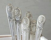 Souvenir President Silver Spoons Lot of Six