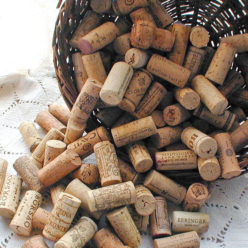 Salvaged Natural Wine Cork Lot of 50