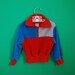 Vintage 1970s 1980s Velour Colorblock Shirt- Size 2T