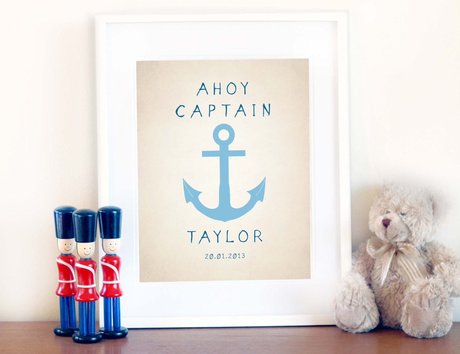 Ahoy Captain - Customized Print