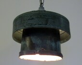 COPPER Industrial Inspired CHANDELIER Light Pendant