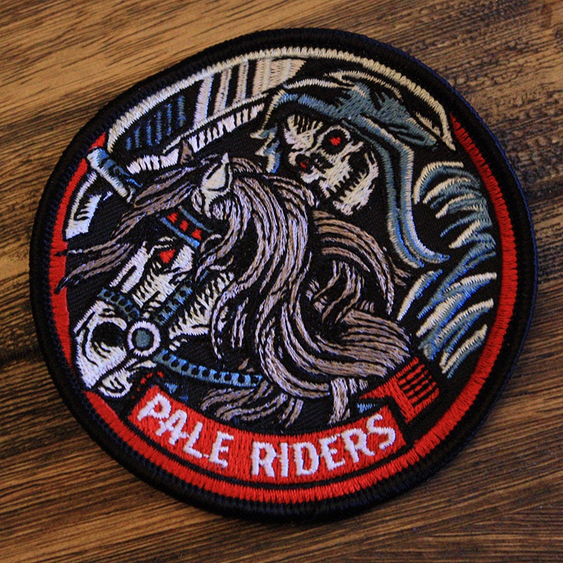 Pale Riders - 3.5" Embroidered Patch