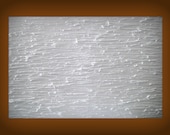 Textured Painting, Texture Painting, White on White Textured Painting, Modern Art Painting, Modern Wall Art, 36x24, Landscape