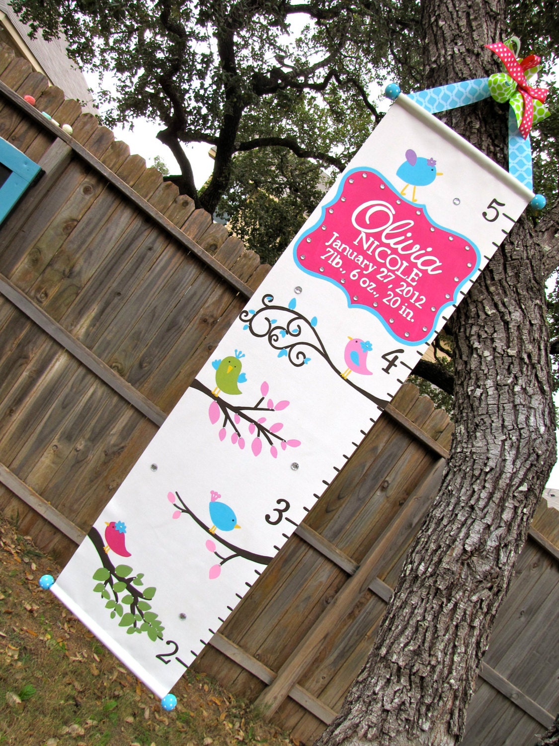 Pretty Birds Growth Chart