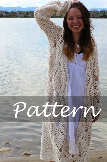 CROCHET PATTERN for The Pineapple Robe