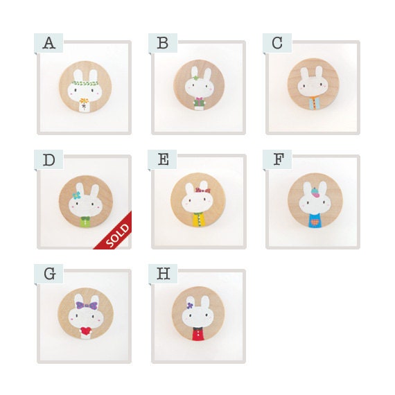 Choice of 1 Small Wooden Magnet