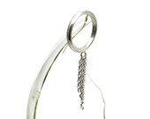 Sterling Silver Fringe Chain Dangle Ring - Un Chained