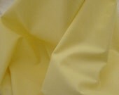 MEMORIAL WEEKEND SALE Cotton Fabric: Baby Yellow Bella Solid  from Moda - 1 Yd