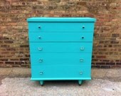 Vintage Highboy In Chevy Blue